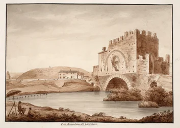 Ponte Nomentano, o Lamentano, 1833